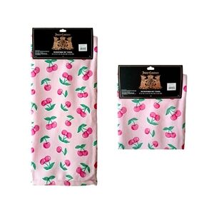 New! Juicy Couture Baby Pink Cherries Microfiber Pet Towel
